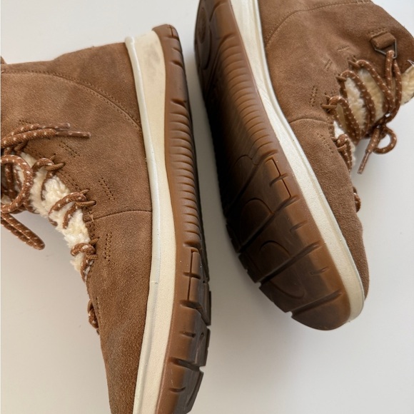 Ugg Lakesider Heritage Women's Brown Ankle Booties Suede Shearling 10 - Picture 8 of 15